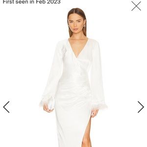 Lovers and friends white gown